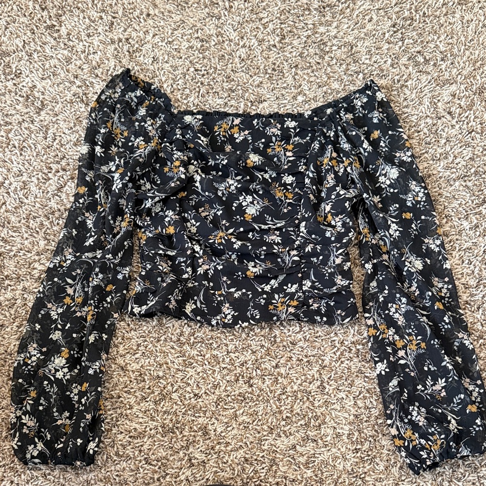 All In Favor Floral Top